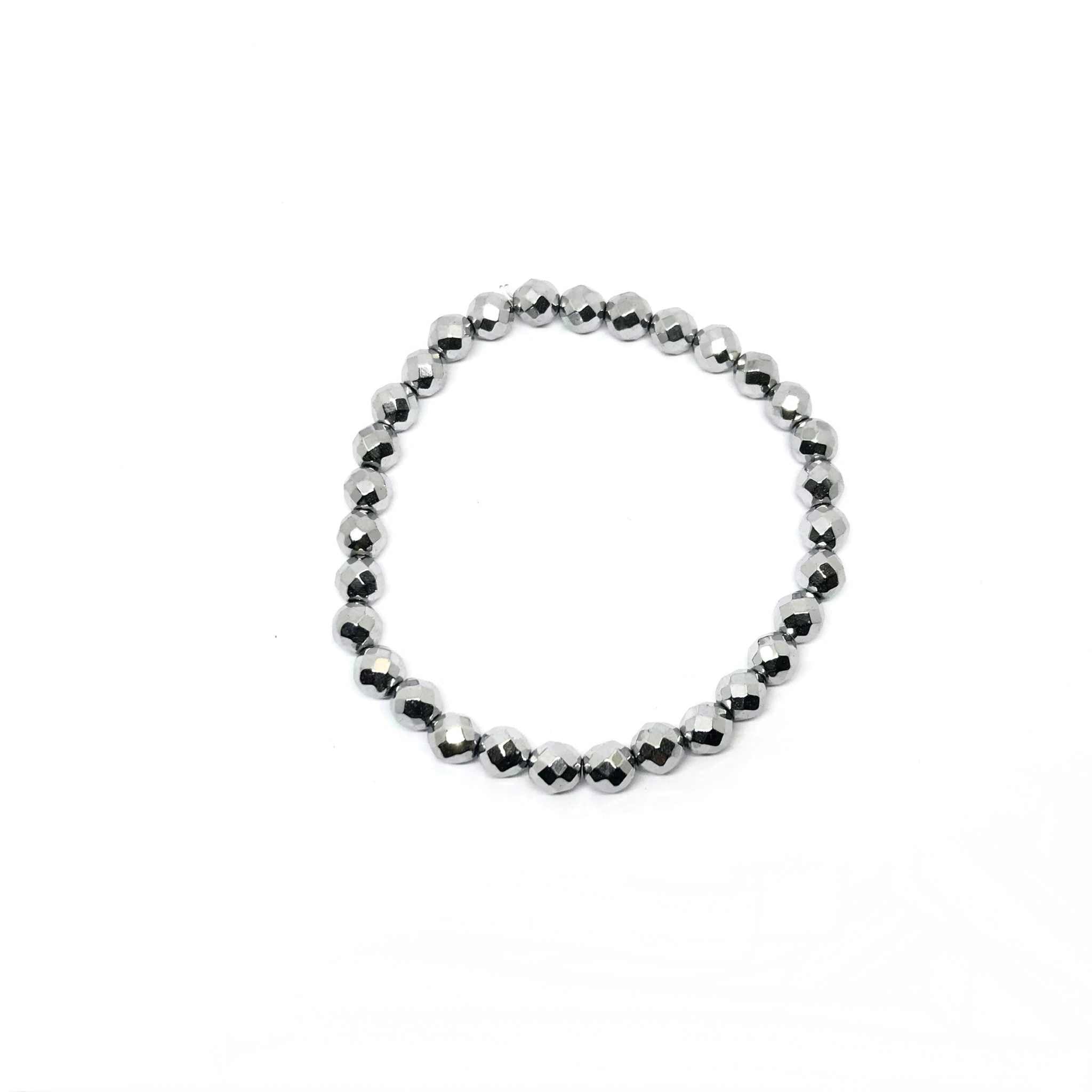 rhodium plated bracelet