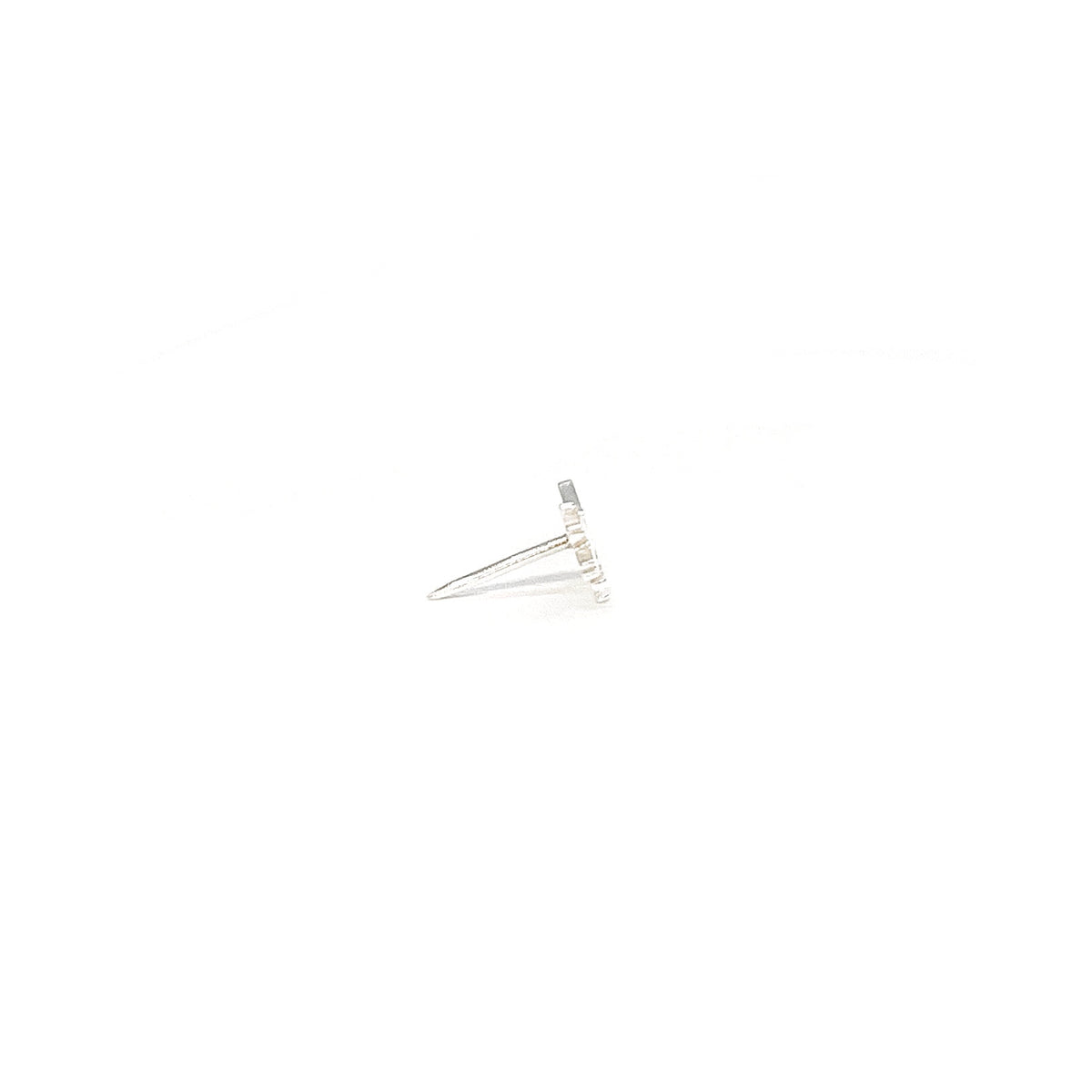 Lesunja Pin Silver Deer, detail view, Lesunja atelier Zurich