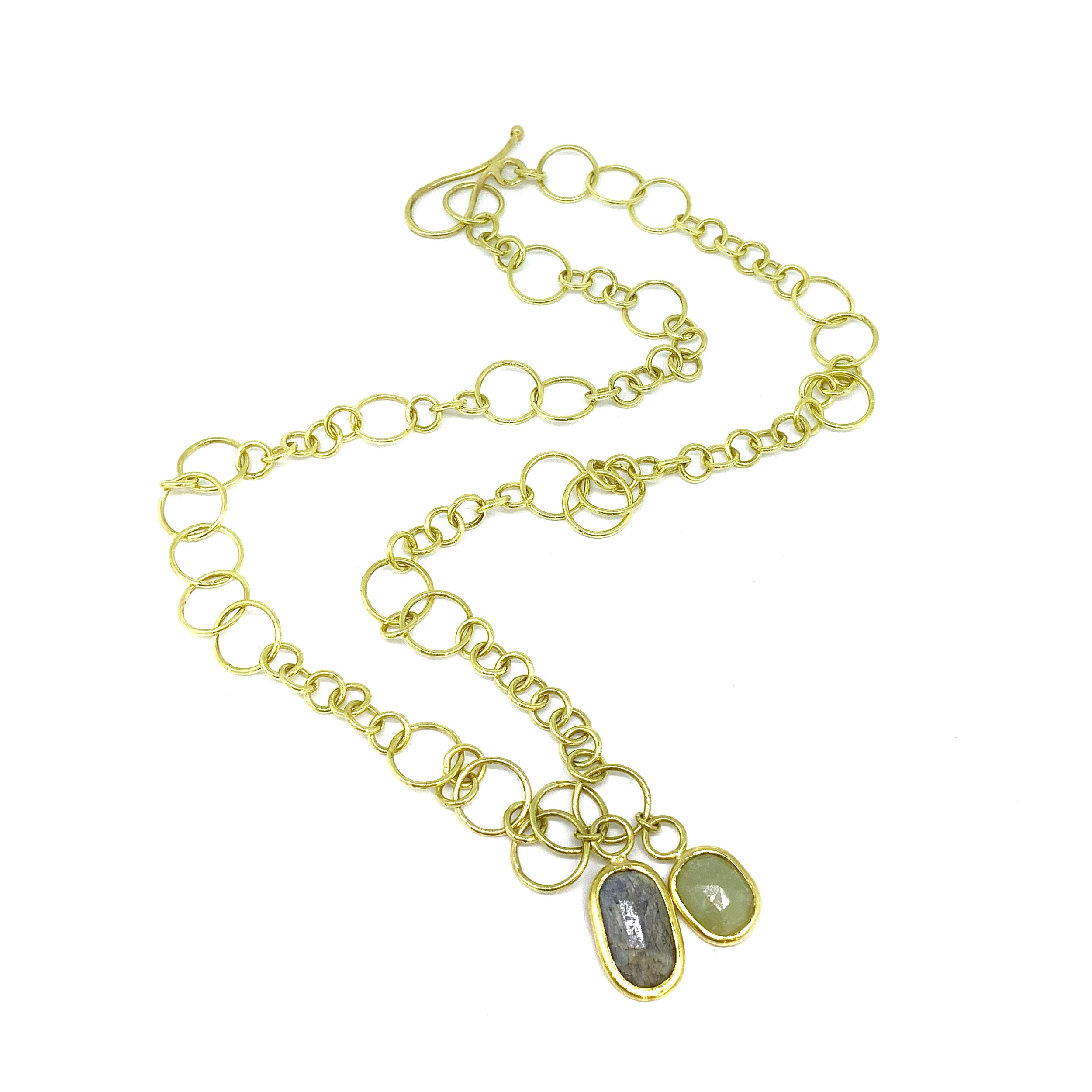 yellow gold sapphire necklace price