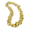 yellow gold plated necklace