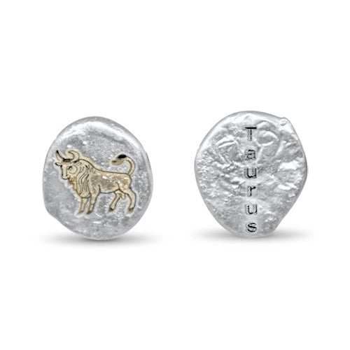 Lesunja Zodiac Taurus Silver Earrings