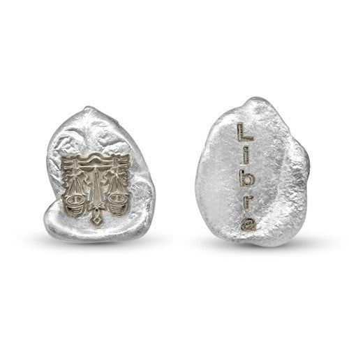 Lesunja Zodiac Libra Silver Earrings