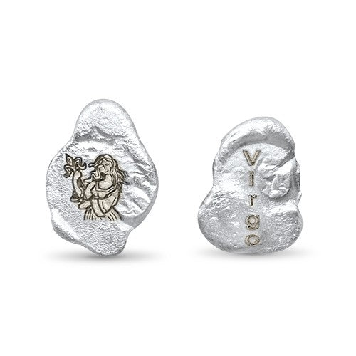 Lesunja Zodiac Virgo Silver Earrings
