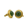 gold cufflinks