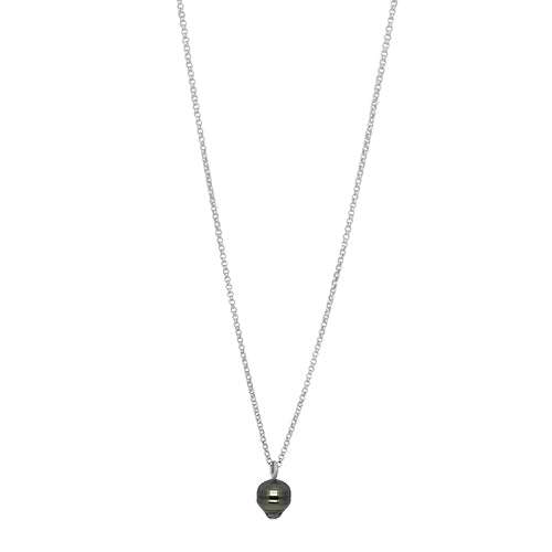 pearl pendant necklace white gold
