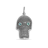 sterling silver skull pendant