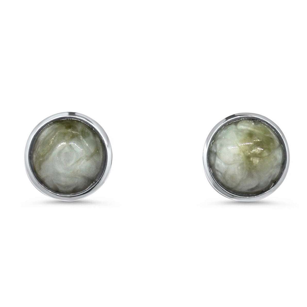 white gold studs