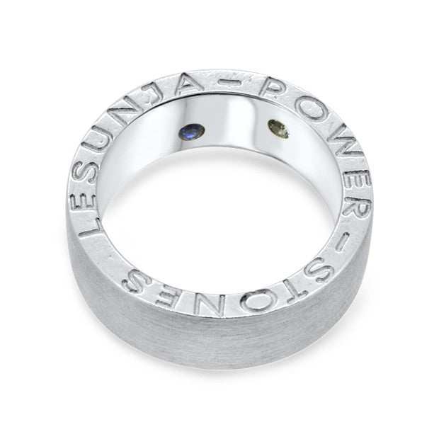 stone silver ring