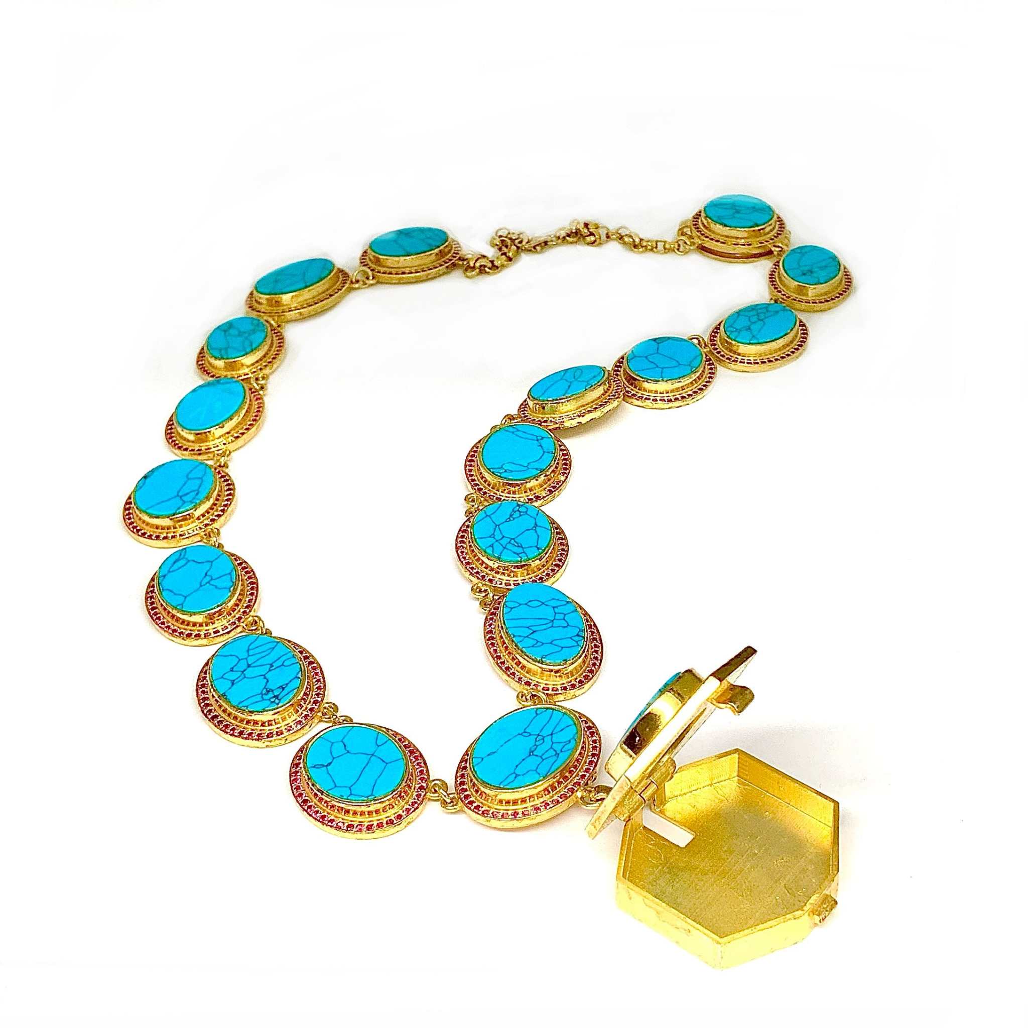 silver zirconia necklace