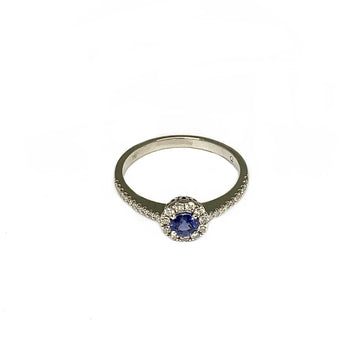 white gold sapphire diamond ring