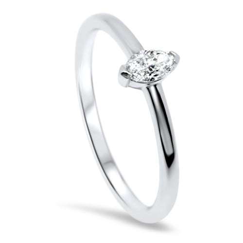 platinum diamond solitaire ring