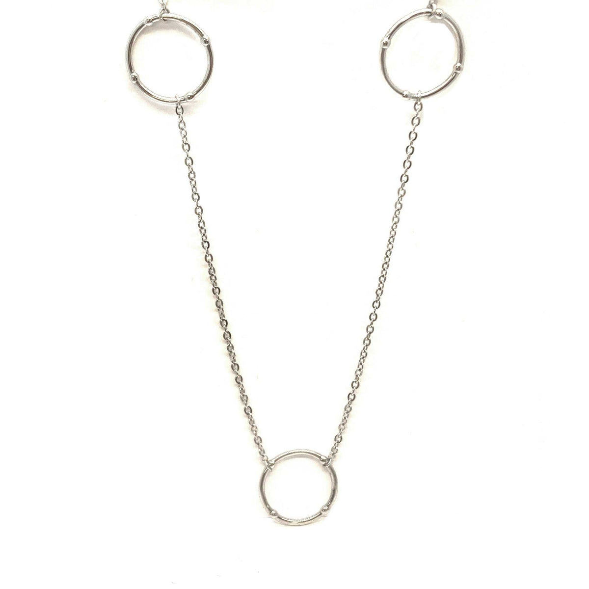 silver charm necklace