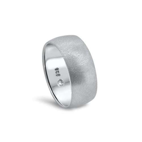 silver oval rings
