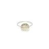 Lesunja Silver Sepia Ring S, handmade fine jewellery from Switzerland