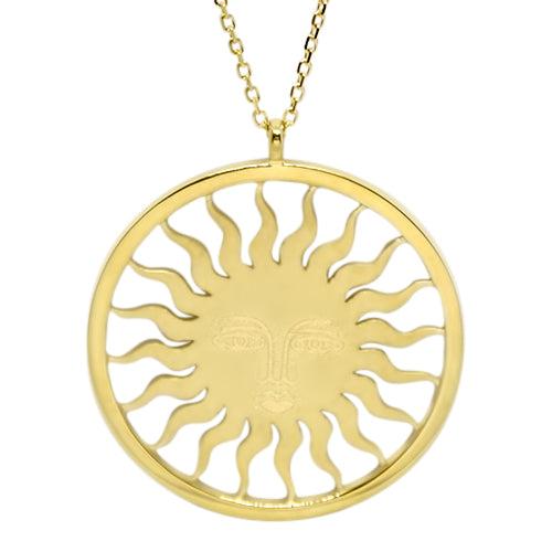 st moritz yellow gold necklace