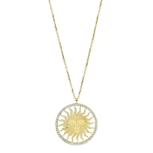 st moritz yellow gold diamond necklace