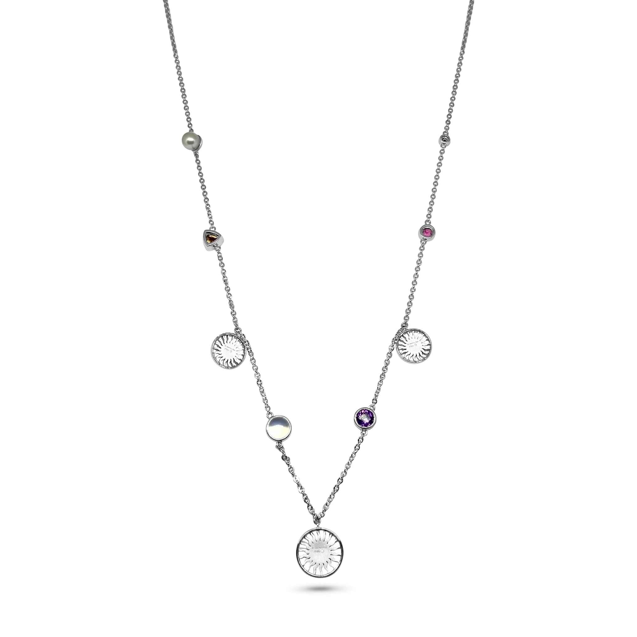 st moritz sun platinum necklace