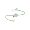 Lesunja Tsavorite Silver Bracelet, handmade fine jewellery from Switzerland