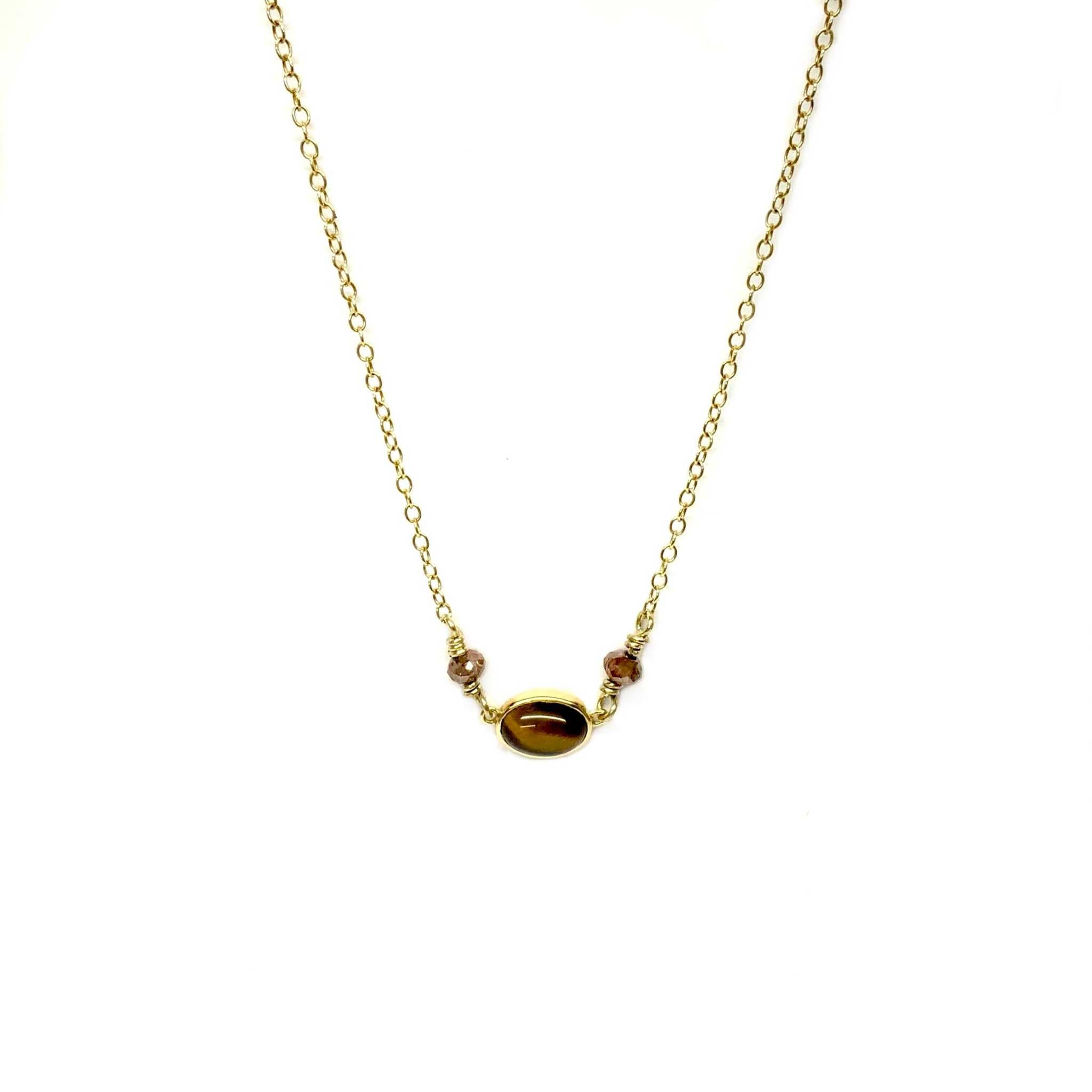 eye diamond necklace