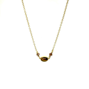 eye diamond necklace