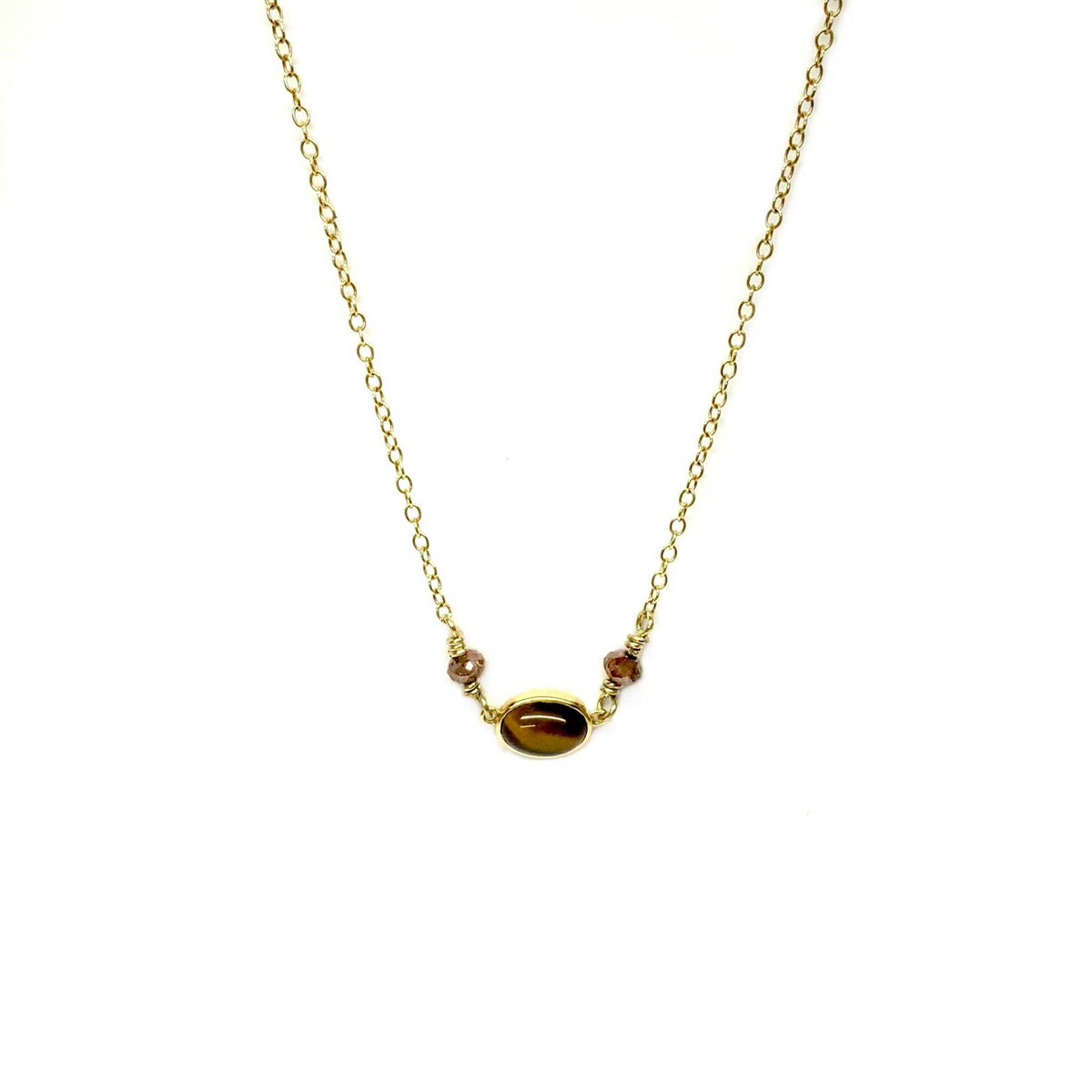 eye diamond necklace
