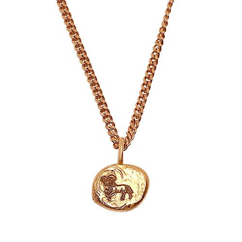 Lesunja Zodiac Aries Necklace, handmade fine jewellery from Switzerland