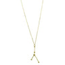 Lesunja Zodiac Cancer Necklace Yellow Gold, handmade fine jewellery from Switzerland