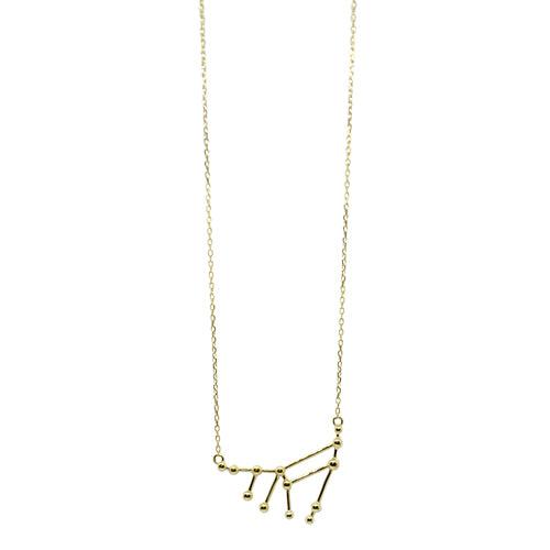 Lesunja Zodiac Capricorn Necklace Yellow Gold