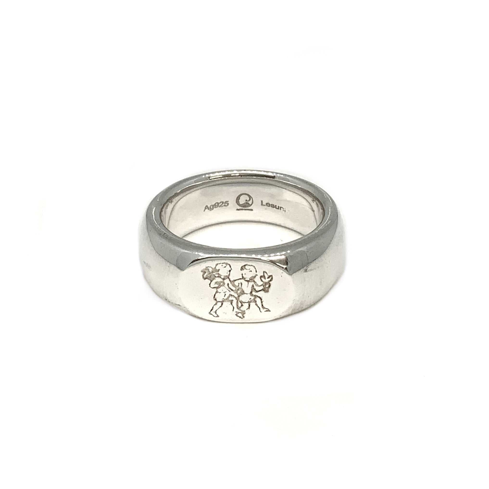 Lesunja Zodiac Gemini Silver Ring