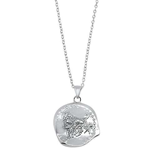 Lesunja Zodiac Leo Silver Necklace