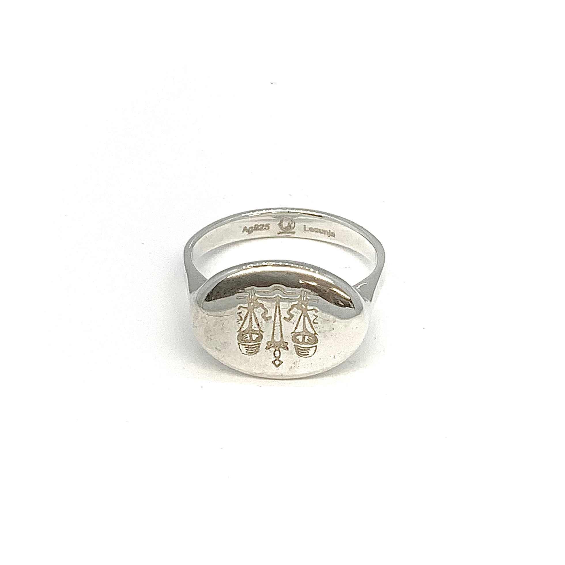 Lesunja Zodiac Libra Silver Ring