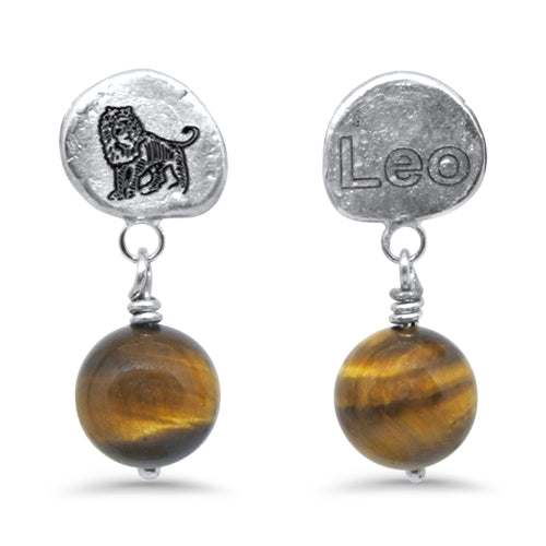 Lesunja Sternzeichen Löwe Gold Ohrstecker