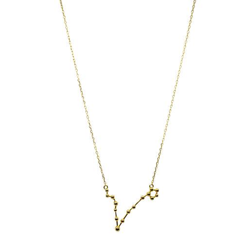 Lesunja Goldkette mit Sternzeichen Fische