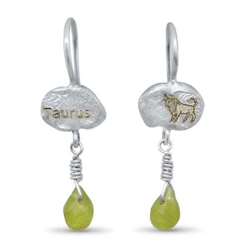 High-quality Zodiac Taurus Earrings - Lesunja Fine Jewellery