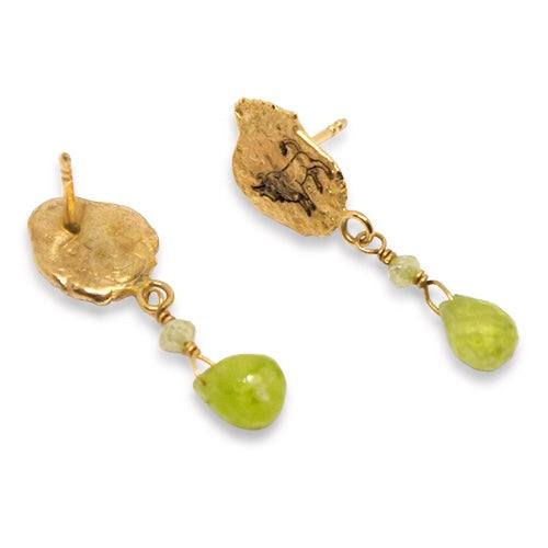Lesunja Zodiac Taurus Gold Stud Earrings