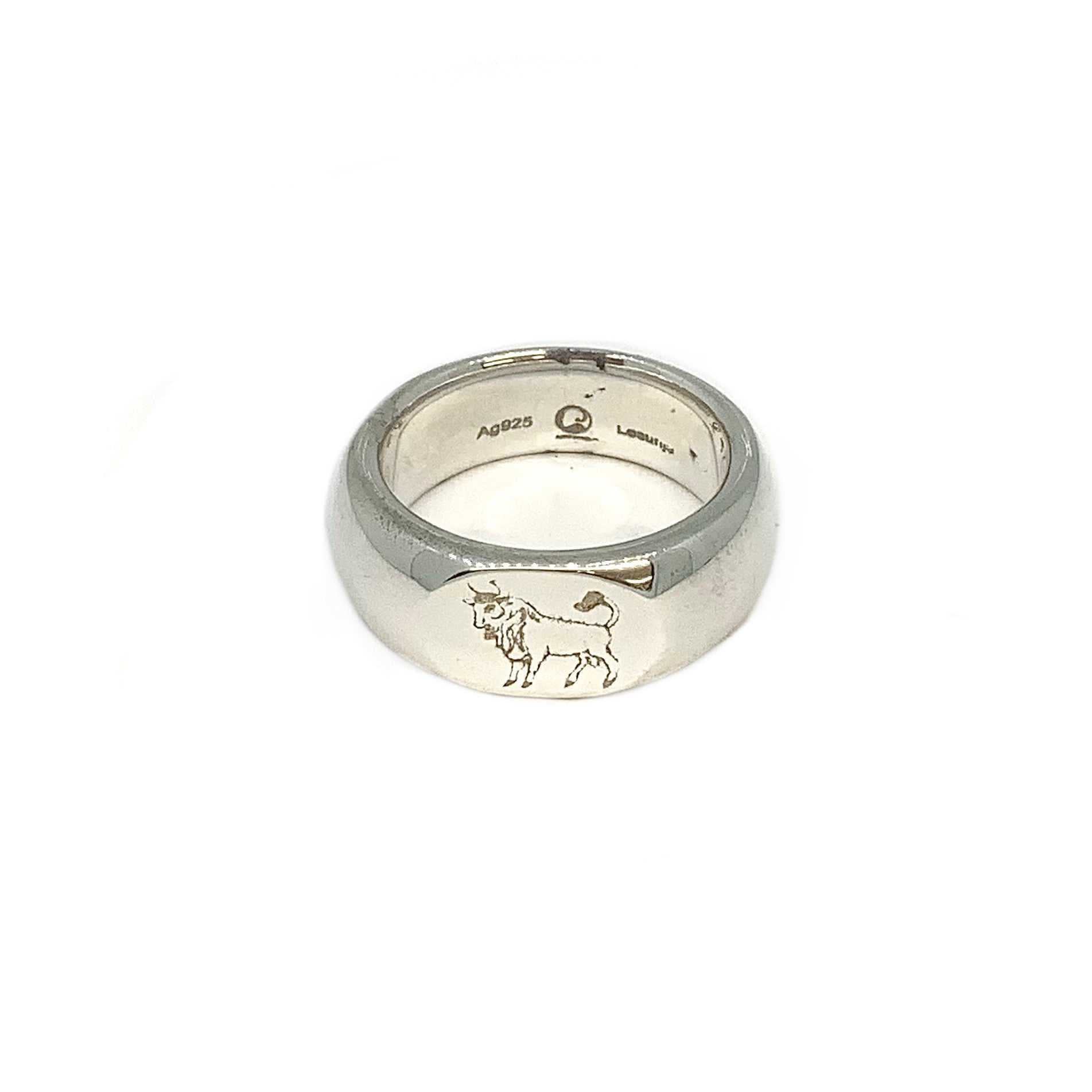 Lesunja Zodiac Taurus Silver Ring