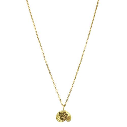 Zodiac Virgo Yellow Gold Necklace - Lesunja Fine Jewellery