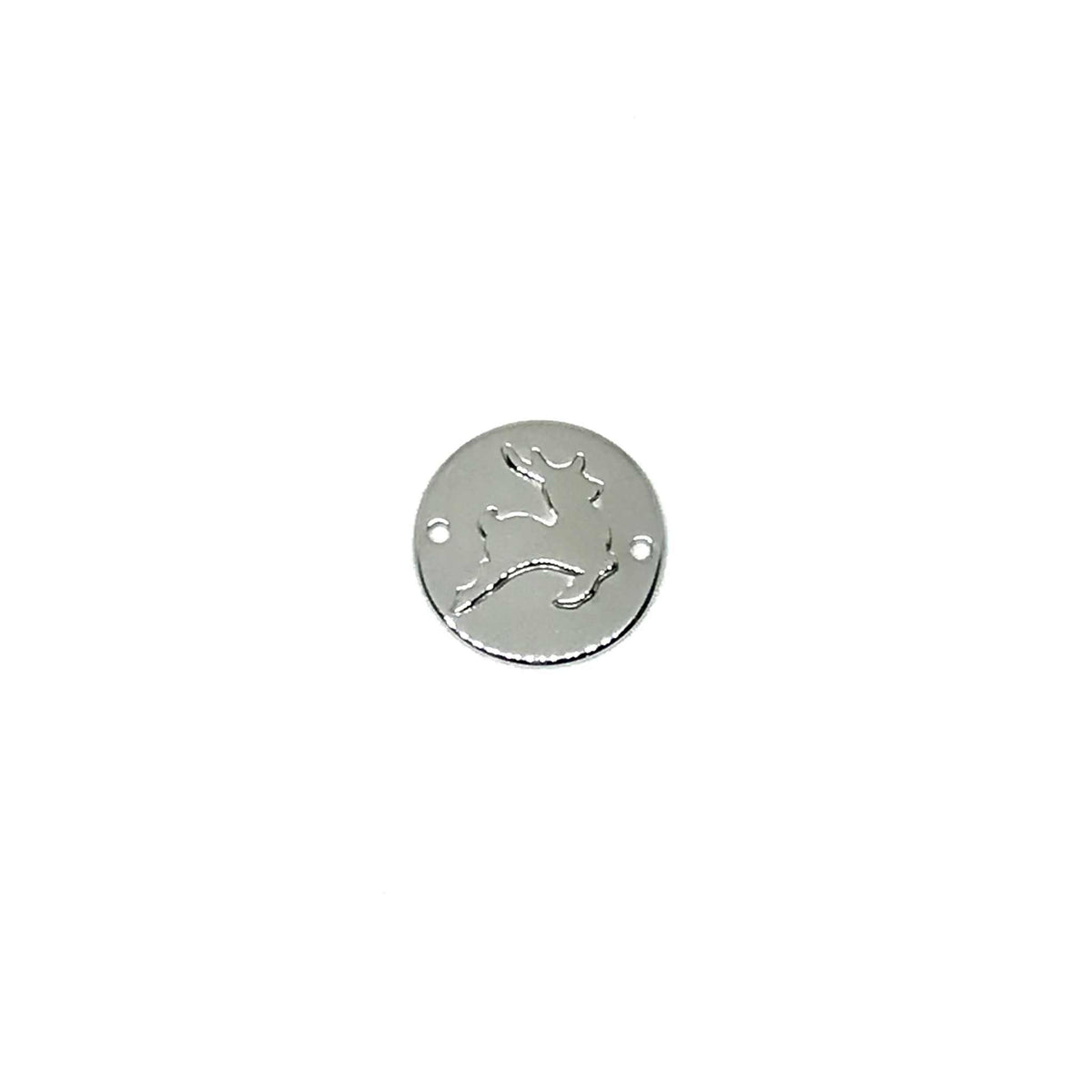 Lesunja Little Reindeer Silver Pendant, handmade fine jewellery from Switzerland