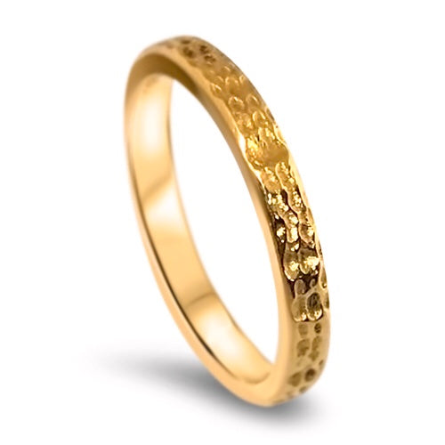Lesunja Ring Rose Gold Wooden Structure