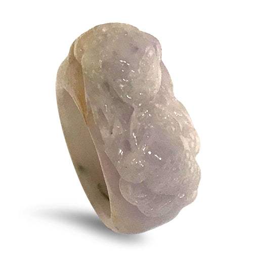 Lesunja Little Frogs Jade Ring, detail view, Lesunja atelier Zurich
