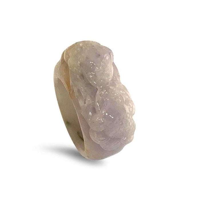 Lesunja Little Frogs Jade Ring, handmade fine jewellery from Switzerland