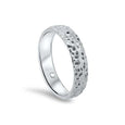 Lesunja Hochzeit Kleiner Glanz der Liebe Weißgoldring 