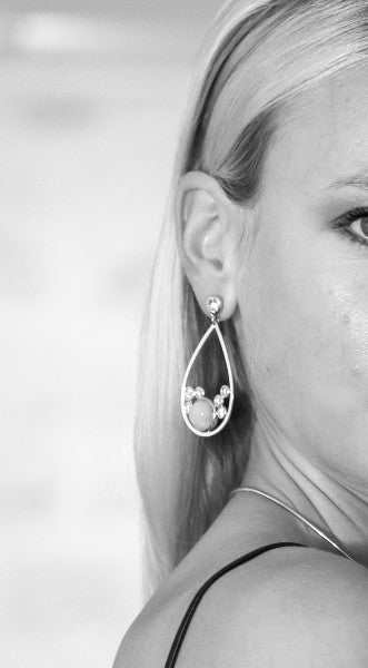 diamond white gold earrings