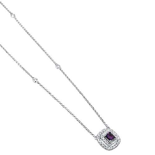 18k White Gold Diamond Necklace