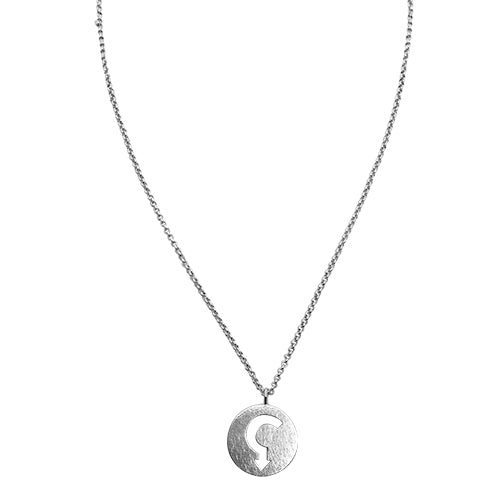 mars silver necklace