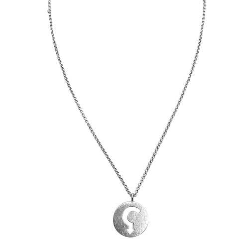 mars silver necklace