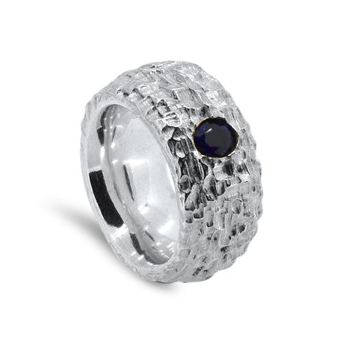 sapphire silver ring price