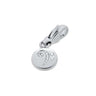 white gold charm