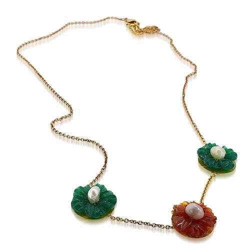 rose gold collier
