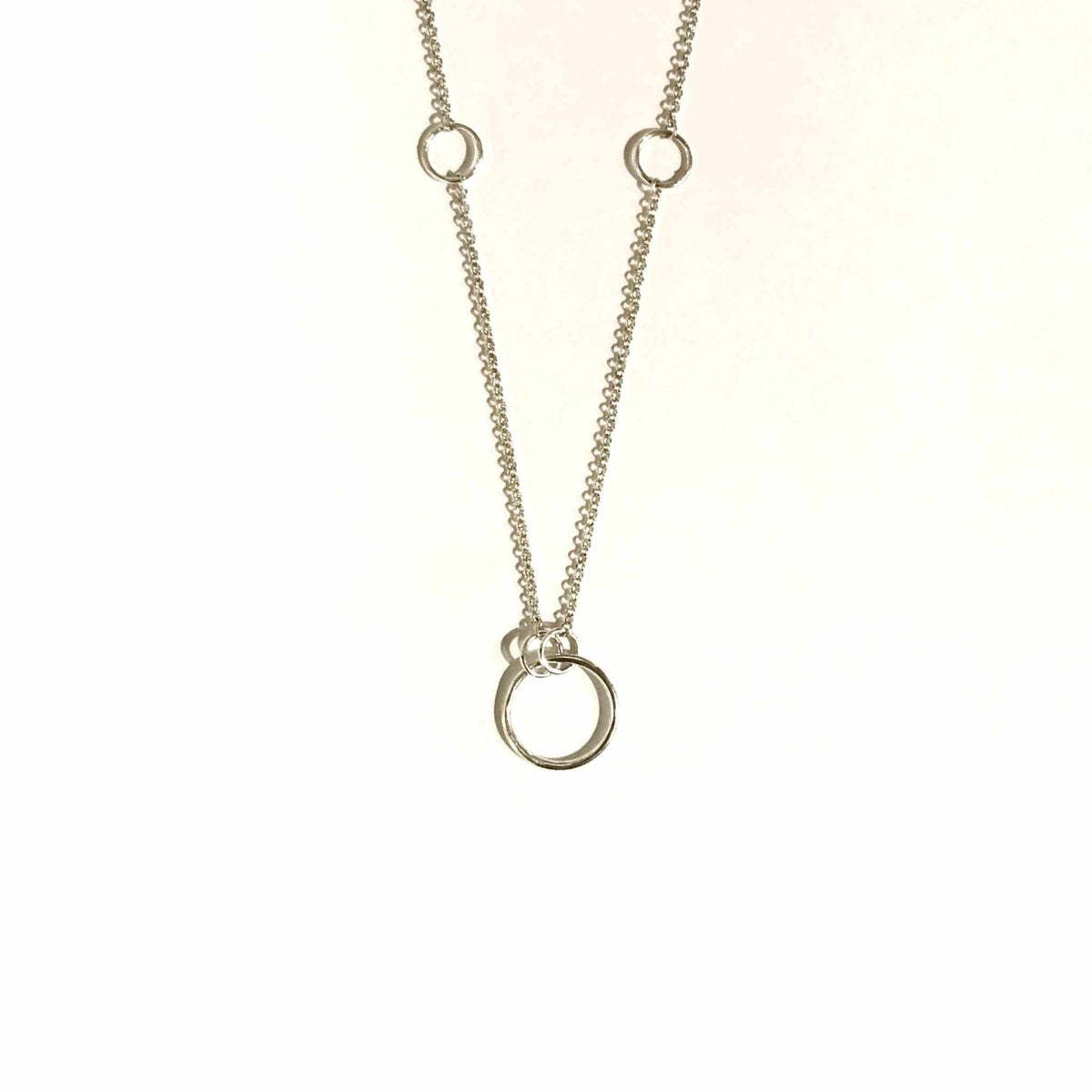 ocean silver necklace 